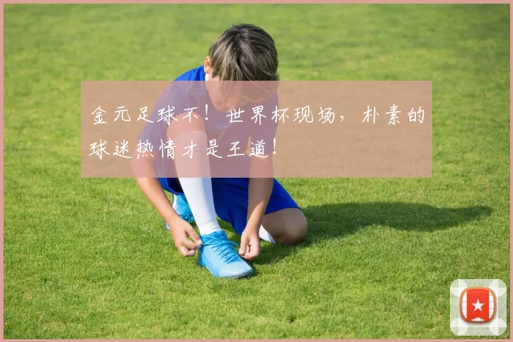 金元足球不!世界杯现场,朴素的球迷热情才是王道!